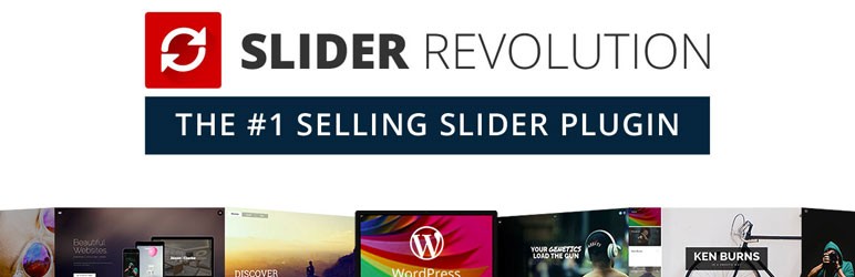 slider revolution WordPress plugin banner